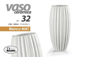 Vaso Bianco 32Cm P1366299A-