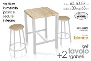Tavolo C/2 Sgab     Lyn0616-31573-01