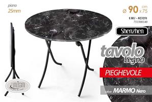 Tav.Tdo Neromarmo 90*75     10162-Bm