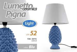 Lampada Pigna Blu 52Cm        G003/B