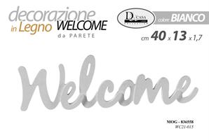 Frase Welcome 40*13*1,7Cm Wc21015