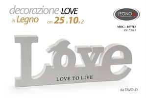 Deco Love 25*10*1,8Cm        Bx22013