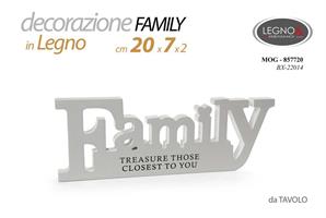 Deco Family 20*7*1,8Cm       Bx22014