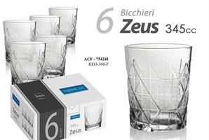 6 Bicchieri Zeus 345 Cc