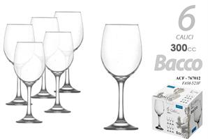 6 Calici 30 Cl Bacco 300 Cc