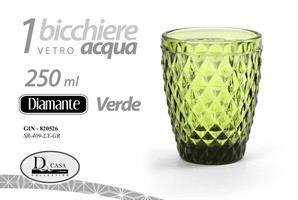 Bicchiere 250Cc Diametro Verde 10 Cm