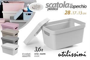 Scatola Plastica  3,6Lt 28*17*13 Cm