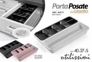 Porta Posate Plastica  40*27*5 Cm