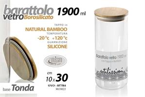 Barattolo Vetro 1900 Ml 10*30 Cm