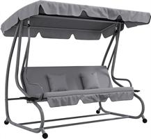 Dondolo Reclinabile Cuba Grigio Chiaro