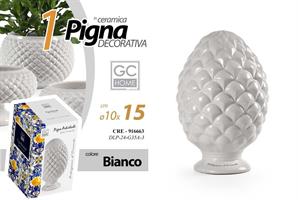 Pigna Bianca Ceramica 10*15,3 Cm