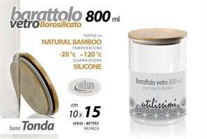 Barattolo Vetro 800 Ml 10*15 Cm