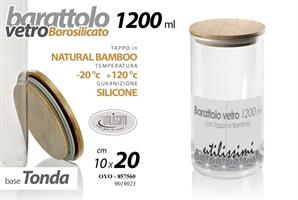 Barattolo Vetro 1200 Ml 10*20 Cm