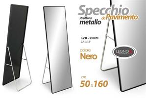 Specchio Nero 50*160 Cm