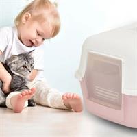 Lettiera Chiusa Gatto Pratic 48x38x32h Colori Assortiti