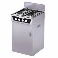 Mobilfornello 4F Con Vano Portabombola Staylux Poker Grigio