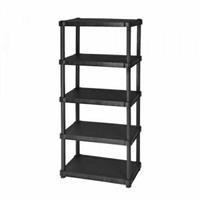 Scaffale 4 Ripiani Helios Nero