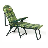 Sdraio Metallo Tahiti Imbottita Con Poggiapiedi E 6 Posizioni