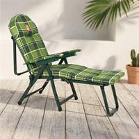 Sdraio Metallo Tahiti Imbottita Con Poggiapiedi E 6 Posizioni