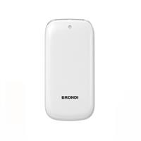Cellulare Brondi Stone Plus Bianco - Tasti Grandi E Dual Sim