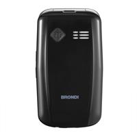 Brondi Amico Sicuro Plus Cellulare Per Anziani Con Tasto Sos Nero