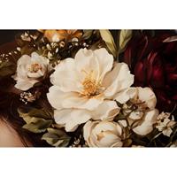 Quadro Donna Tatuata Profilo Sx