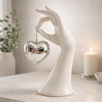 Mano Con Cuore Argento