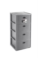 Cassettiera Elegance 4 Cassetti Stone Grey 40X40Xh80Cm