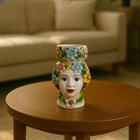 Moro Donna 22 Cm Colorato Con Pigna