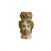 Moro Uomo 30 Cm Colorato Con Pigna