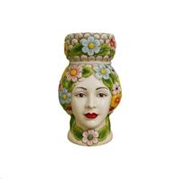 Moro Donna 42 Cm Colorato Con Pigna