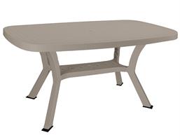 Tavolo Resina Ulisse Elite Tortora/Taupe