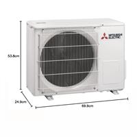 Climatizzatore 9000 Btu Mitsubishi MSZ-HR25VF+MUZ-HR25VF