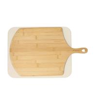 Set Pizza Stone- 3pz Pala in Legno