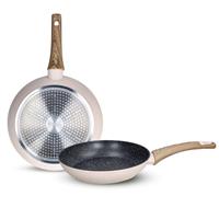 Set 2 Padelle Cm 24/28 Forged Vanilla Tognana