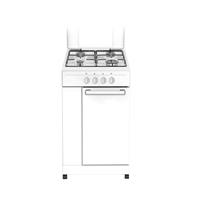 Mobilfornello 4F/Gas 50 cm Schaub lorenz SSMBF Bianca