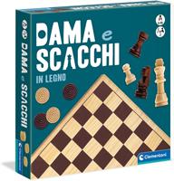 Dama e Scacchi in Legno-Clementoni