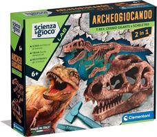 Archeogiocando - Dig Kit T-Rex 2in1-Clementoni
