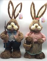 Coniglio/A Impagliati H.65Cm.