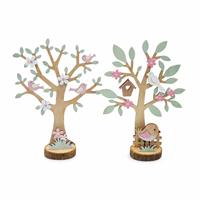 Alberello Legno H32Cm Con Base