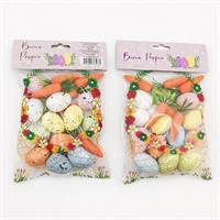 Blister Con 12 Uova Colorate H4X3Cm