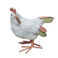 Gallina Impagliati H.21X22X11Cm.