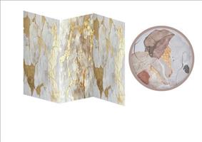 Separe' 180X120X2,5Cm. 3Ante Stampato - Linea Marmo