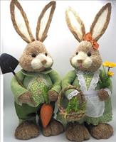 Coniglio/A Impagliati H.65Cm.