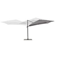 Ombrellone Braccio Siviglia 3X3 Mt Antracite/Grigio  Bizzotto