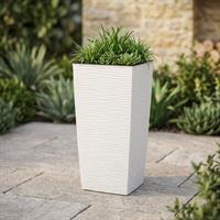 Vaso Aurora 35X35X68H Bianco
