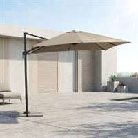 Ombrellone Braccio Siviglia 3X3 Mt Antracite/Tortora  Bizzotto