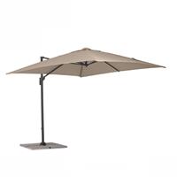 Ombrellone Braccio Siviglia 3X3 Mt Antracite/Tortora  Bizzotto