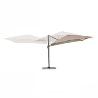 Ombrellone Braccio Siviglia 3X3 Mt Antracite/Tortora  Bizzotto