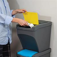 Set 3 Pattumiere Raccolta Differenziata 3x25L Recycle Practic